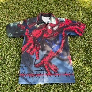 Spider-Man Vintage Button Down Shirt